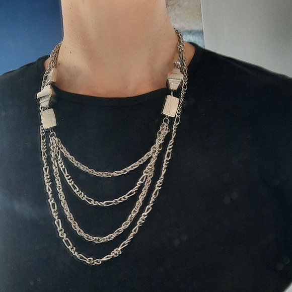 MODERN INDUSTRIAL NECKLACE - Picture 6 of 6